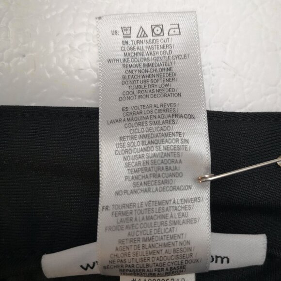 Reebok Men's Size 34/32 Zipper & Button Closure Black Pants - Picture 5 of 11